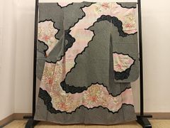 平和屋着物■豪華振袖　駒刺繍　御所車　暈し染め　金彩　やまと誂製　正絹　逸品　BAAS6215sa