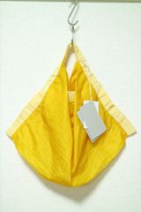 新品未使用 Hender Scheme over dyed origami bag small エンダースキーマ スキマ オーバーダイ オリガミ バッグ 折紙 カバン イエロー