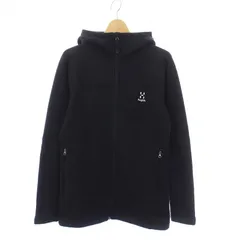 ホグロフス HAGLOFS SWOOK HOOD ジップアップパーカー 長袖 裏ボア XS 黒 ブラック /KHのサムネイル