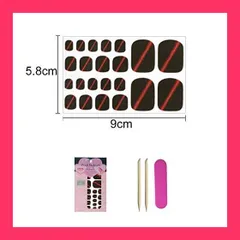 ★スタッフおすすめ★ネイルシールフットセット、人気 3Dグラデーション ペディキュアマニキュア 貼るだけ5枚入、可愛い女性 女の子 足の爪 ジェルネイル夏 レディース こども プレゼント 祭り ネイルアクセサリー