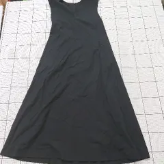 ◇ Θ グリーンレーベル リラクシング 無地 ノースリーブ ロング丈 ワンピース サイズ表記なし ブラック系 レディース E  【1508260029834】