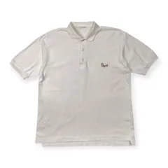 新品　PAPAS パパス＋　半袖ポロシャツ　ポケット　ホワイト　刺繍ロゴ　M 新品 PAPAS パパス＋ 半袖ポロシャツ ポケット ホワイト 刺繍ロゴ M