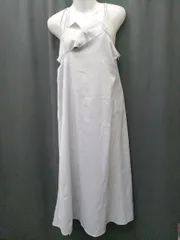 ◇ dazzlin ダズリン サテン調 パーティー キャミソール ロング ドレス ワンピース サイズF グレー系 レディース P  【1406240020508】のサムネイル