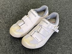 新品・未使用・特価品 SHIMANO（シマノ）RP3（SH-RP300W）ホワイト SPD-SL/SPD 女性用ロードシューズ  サイズ36.0(22.5cm)(#00629897)