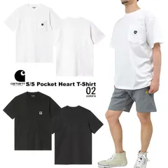carhartt WIP カーハート ハートロゴポケットTシャツ 希少 半袖T　トップス Tシャツ 半袖TEE 【プレゼントに】男女兼用 ユニセックス クルーネック 希少 半袖 シンプル コットンT スクエアラベル
