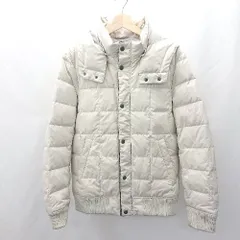 ◇ ⊇ nano universe ナノユニバース ダウン フェザー 長袖 ダウンジャケット サイズL ベージュ レディース E  【1502180045790】