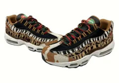 ナイキ NIKE 17年製 × ATMOS アトモス AIR MAX 95 DLX ANIMAL PACK 2.0 エア マックス アニマル パック シューズ AQ0929-200 メンズ靴 スニーカー マルチカラー 28cm 104S-692のサムネイル