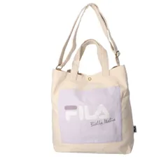 ☆ ポケットスカイグレー ☆ FILA フィラ 2WAYトートバッグ FILA バッグ フィラ トートバッグ ショルダーバッグ 2way トート トートバック キャンバス 帆布 通学 通勤 斜めがけバッグ 大きめ A4 シンプル おしゃれ 斜めがけ 肩掛け