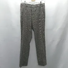 ◇ ⊇ BANANA REPUBLIC バナナリパブリック チェック柄 テーパードパンツ サイズ4 グレー ブラウン メンズ E  【1412090042867】