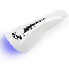 【新着商品】ジェルネイル 持ち運びやすい LEDライト LEDネイルドライヤー 硬化ライト 充電式 タイマー設定可能 ジェルネイル用 5LEDs レジン用 15W レジンクラフト用 UVライト 2階段タイマー機能 ハンディライト タイマー ネイルドライヤー ホ