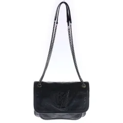 YSL Niki ニキベイビー　ブラック ショルダーバッグ ニキ ベイビー（ヴィンテージレザー） | Saint Laurent サン