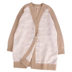 美品 エルメス HERMES カーディガン マルジェラ期 シルク切り替え ニット