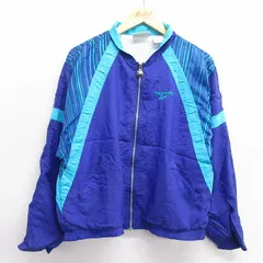 古着 リーボック 長袖 ナイロン ジャケット レディース 90s ワンポイントロゴ 紫 パープル 25feb17 中古 アウター ウインドブレーカー