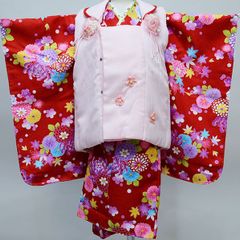 アンティーク女児一つ身着物 被布セット - メルカリ
