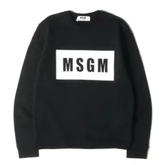 2024年最新】MSGM エムエスジーエム スウェット トレーナー ボックス