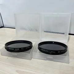 【00125】　MARUMI 67mm MC C-P.L+ B60 P.L レンズフィルター 二個セット
