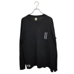 Chrome Hearts クロムハーツ RS3 CROSS バッククロスプリント クルーネック長袖Tシャツ L ブラック