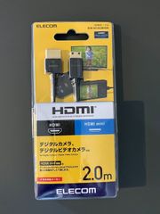 ELECOM　カメラ接続用HDMIケーブル(HDMI miniタイプ)　DGW-HD14SSM20BK