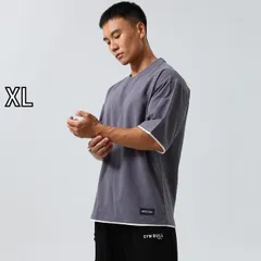[XL]春 コーデ メンズ 用 服 シンプル 大人 紳士服 スポーツ カジュアル ゆったり 大きいサイズ 五分丈 半袖 通気性 コットン シャツ リネン  カジュアル 通勤スタイル 重ね着コーデ ゆったりシルエット さらっと着 普段使い