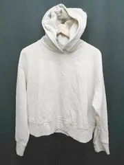 ◇ ⊇ ZARA ザラ 無地　裏起毛 長袖 プルオーバー　パーカー サイズL ベージュ レディース P  【1410160009376】