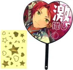 【中古】うちわ 衣更真緒 激推しうちわ(ステッカー付き) 「あんさんぶるスターズ!」 中国限定