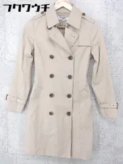 ◇ ◎ NATURAL BEAUTY BASIC ウエストベルト付 長袖 トレンチ コート サイズS ベージュ レディース  【1002802328022】