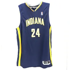 【中古】オールド NBA INDIANA ゲームシャツ 3XL ネイビー[92]のサムネイル