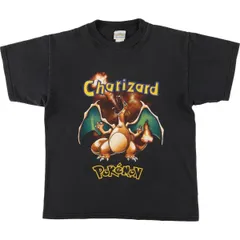古着 90年代 POKEMON ポケモン リザードン アニメ キャラクタープリントTシャツ メンズM相当 ヴィンテージ/eaa576280