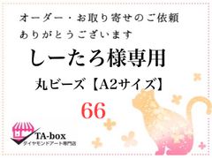 66☆しーたろ様専用 丸ビーズ【A2サイズ】オーダーページ☆ダイヤモンドアート
