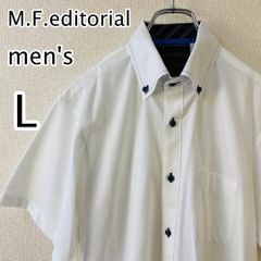M.F.editorial　メンズ　シャツ　半袖　オフィス　通勤　夏　涼しい
