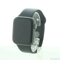 〔中古品〕Apple Watch SE 第1世代 GPS 44mm スペースグレイアルミニウムケース ミッドナイトスポーツバンド【258】