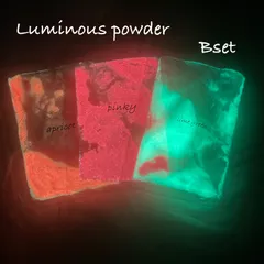 Bset ルミナスパウダー　3色セット　蓄光パウダー