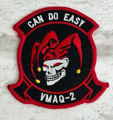 ◾️解隊記念モデル◾️VMAQ-2「CAN DO EASY」部隊パッチ／USMC電子戦部隊ラストスコードロン