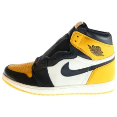 NIKE (ナイキ) AIR JORDAN 1 RETRO HIGH OG Taxi エアジョーダン 1 レトロ タクシー ハイカットスニーカー シューズ イエロー/ブラック US13/31cm 555088-711