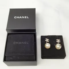 ✨️CHANEL✨️シャネル ココマーク A16V パール シルバー ピアス