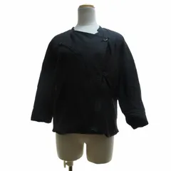 ヘルムートラング HELMUT LANG アシンメトリージャケット ライダースブルゾン シングルライダース 黒 ブラック Sサイズのサムネイル