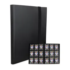 【新着商品】MONO ZACK カードファイル トレカ バインダー 360枚収納 カードケース ファイル スリーブ対応 (黒) 0