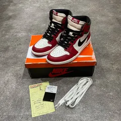 国内正規 美品 NIKE AIR JORDAN 1 RETRO HIGH OG CHICAGO LOST & FOUND ナイキ エアジョーダン 1 ハイ シカゴ ロストファウンド スニーカー DZ5485-612　28.5cm  56544Aのサムネイル