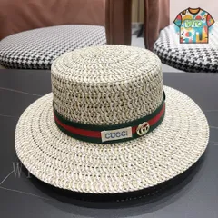 【今日WTO】GUCCI 2025 新 麦わら日除け帽-FD49