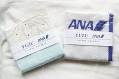 搭乗者限定】ANA 羽生結弦 YUZU ハンドタオル 2枚セット【新品未開封 