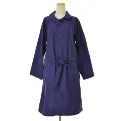 新品⭐︎グランマママドーター　ストライプ チェスターコート　ネイビー　レインコート 新品⭐︎グランマママドーター ストライプ チェスターコート