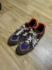 【美中古品】New Balance 990v2 ダークブラウン/パープル 990シリーズ NEW BALANCE M990BR2 MADE IN U.S.A. BROWN Width D