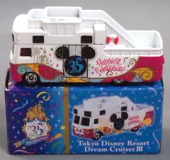 【中古】トミカ ドリームクルーザーIII 東京ディズニーリゾート35周年記念ver.(ホワイト×ローズレッド×イエロー) 「トミカ ディズニービークルコレクション」 東京ディズニーリゾート限定