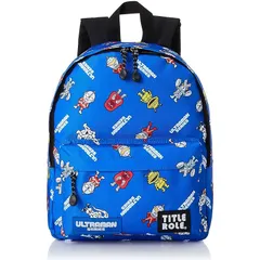 【在庫セール】[タイトルロール] リュック ウルトラマン ヒーロー＆モンスター B5収納 大容量 グッズ キッズ ブルー F
