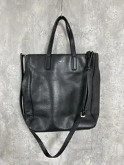 agnes b アニエスベー 2WAY レザー ショルダー バッグ sizeF/黒 ■■ レディース