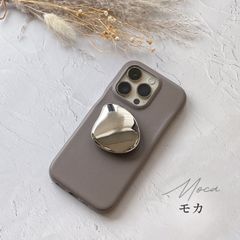 iPhoneケース スマホケース iPhone14pro iPhone14 iPhone13 iPhone13Pro iPhone12 ケース スマホカバー スマホリング かわいい おしゃれ 韓国っぽ スタンド アイフォンケース フェイクレザー モカ シルバー