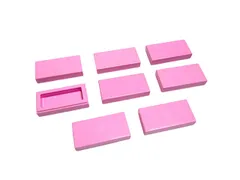 レゴ★未使用！ピンク色の１×２タイル８点セット