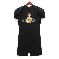 美品♡Lサイズ♡ヴィヴィアンウエストウッド オーブ ボタン 襟付き ワンピース 美品♡Lサイズ♡ヴィヴィアンウエストウッド オーブ ボタン 襟