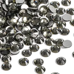 【在庫処分】クリアグレー) (SS10/約2.8mm 大容量 パーツ デコ ネイル ガラス 【キラキラ輝く】 ネイルパーツ ラインストーン SREGIT