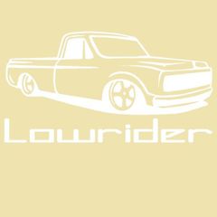 シルエット　ステッカー　ダットサン Lowrider 【カッティング・切文字ステッカー】当店オリジナル